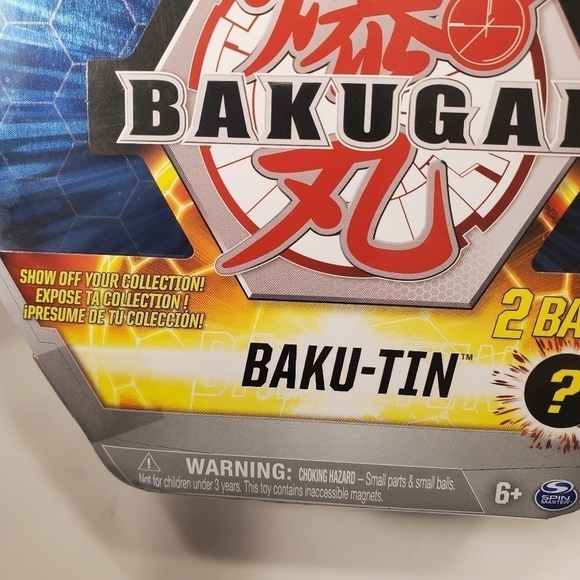 New in Box Bakugan Baku-Tin with 2 Mystery Bakugan -4 BakuCores-Cards - Picture 5 of 7